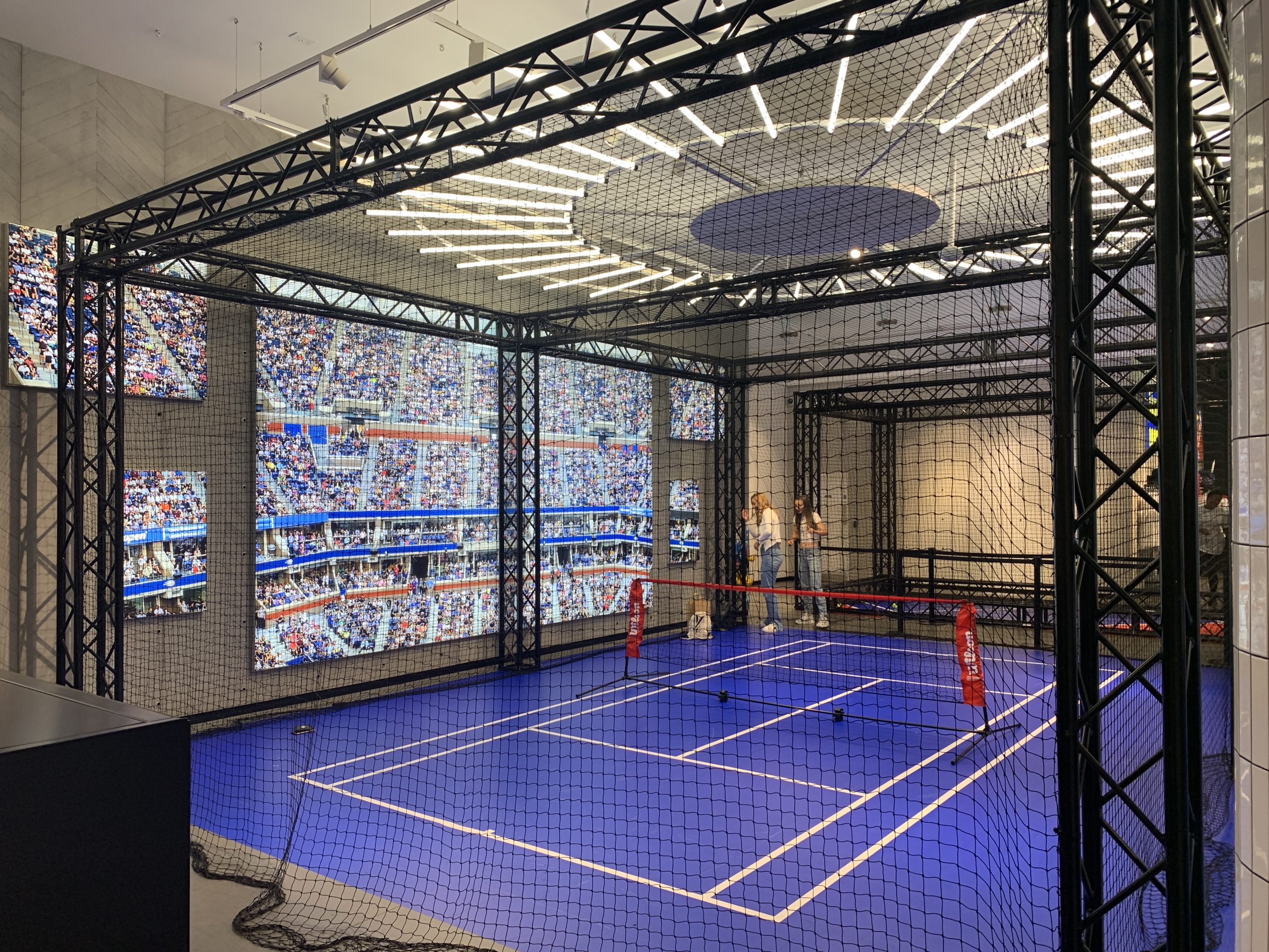 portable tennis court